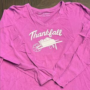 Life Is Good dark magenta  Long Sleeve Tee